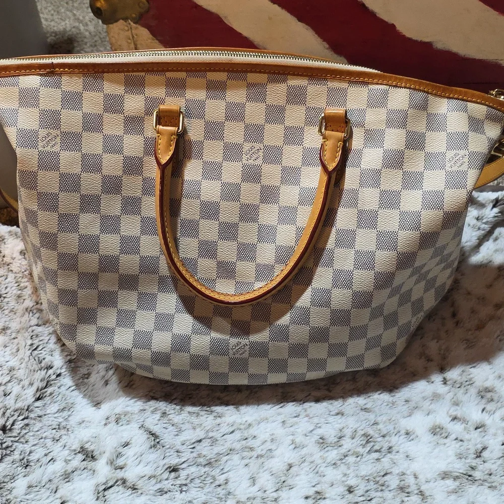 Louis Vuitton Damier Azur Riviera Handbag 2 Way - Picture 4 of 17